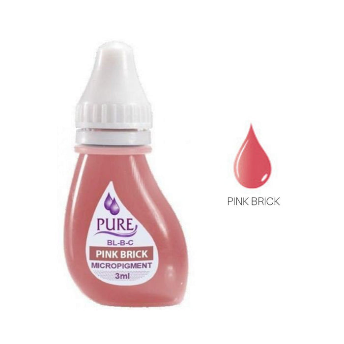 Biotouch Pink Brick Permanent Makeup Pigment 3ml - Ideal For Light To Medium Skin Tones - SD Cosmetics Care