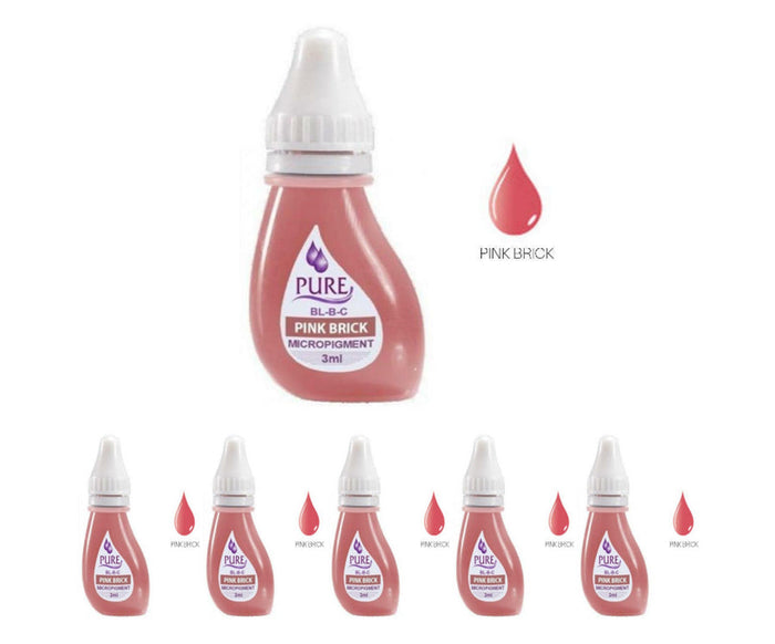 Biotouch Pink Brick Permanent Makeup Pigment 3ml - Ideal For Light To Medium Skin Tones - SD Cosmetics Care