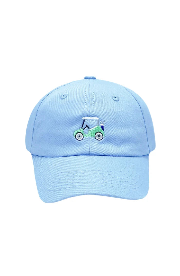Bits & Bows Golf Cart Hat-Lt. Blue