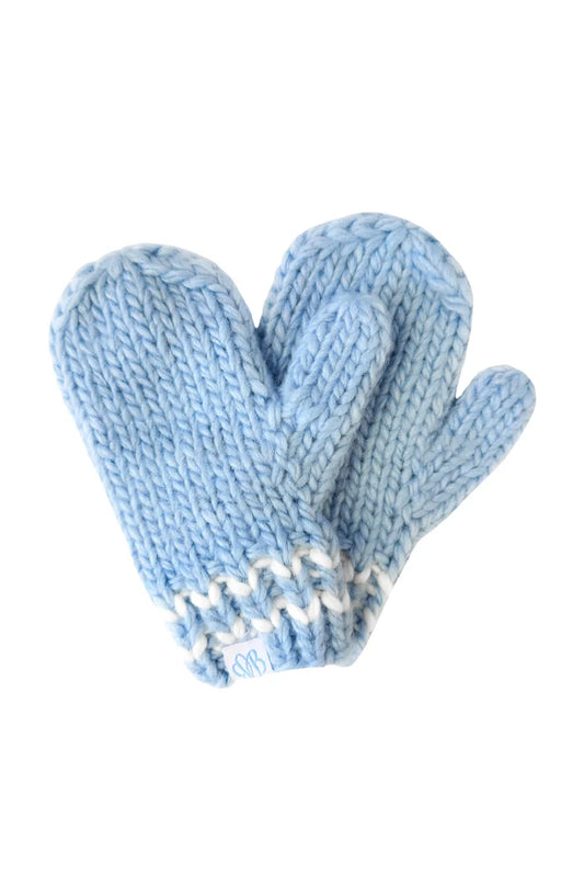 Bits & Bows Lt. Blue Mittens