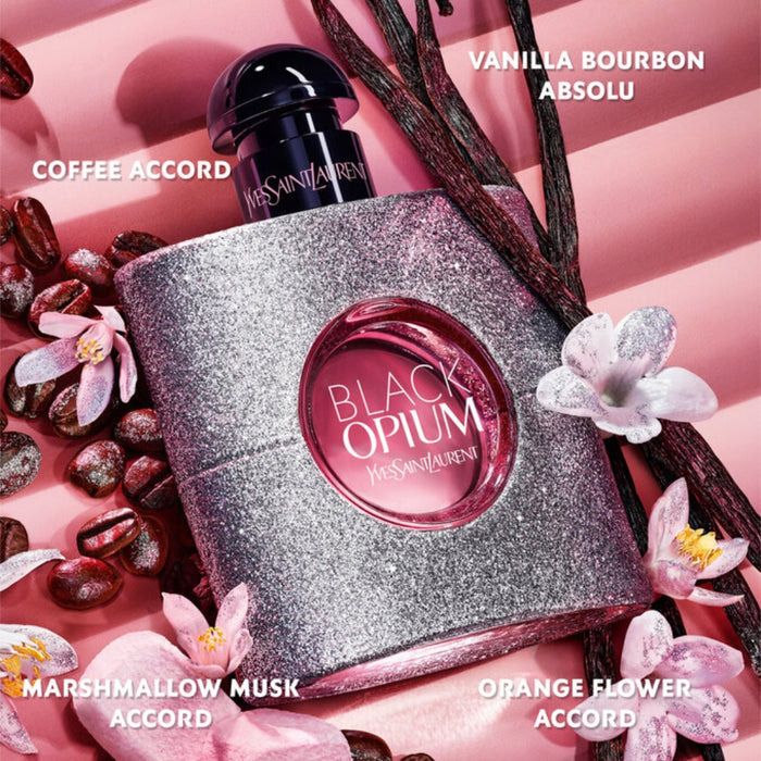 YSL BEAUTY Black Opium Glitter Eau de Parfum 50ml | Isetan KL Online Store