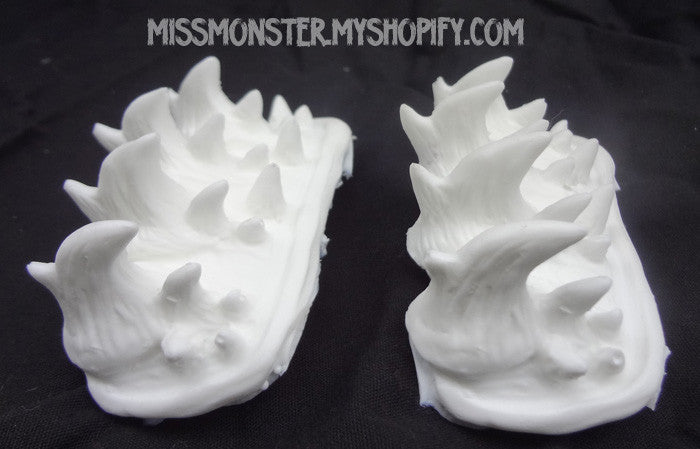 BLANK RAW CAST SPIKED HAND GUARDS