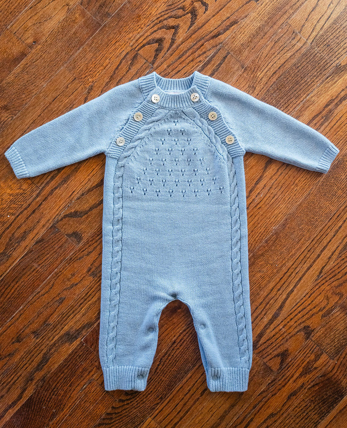 Blue Coming Home Cashmere Blend Outfit