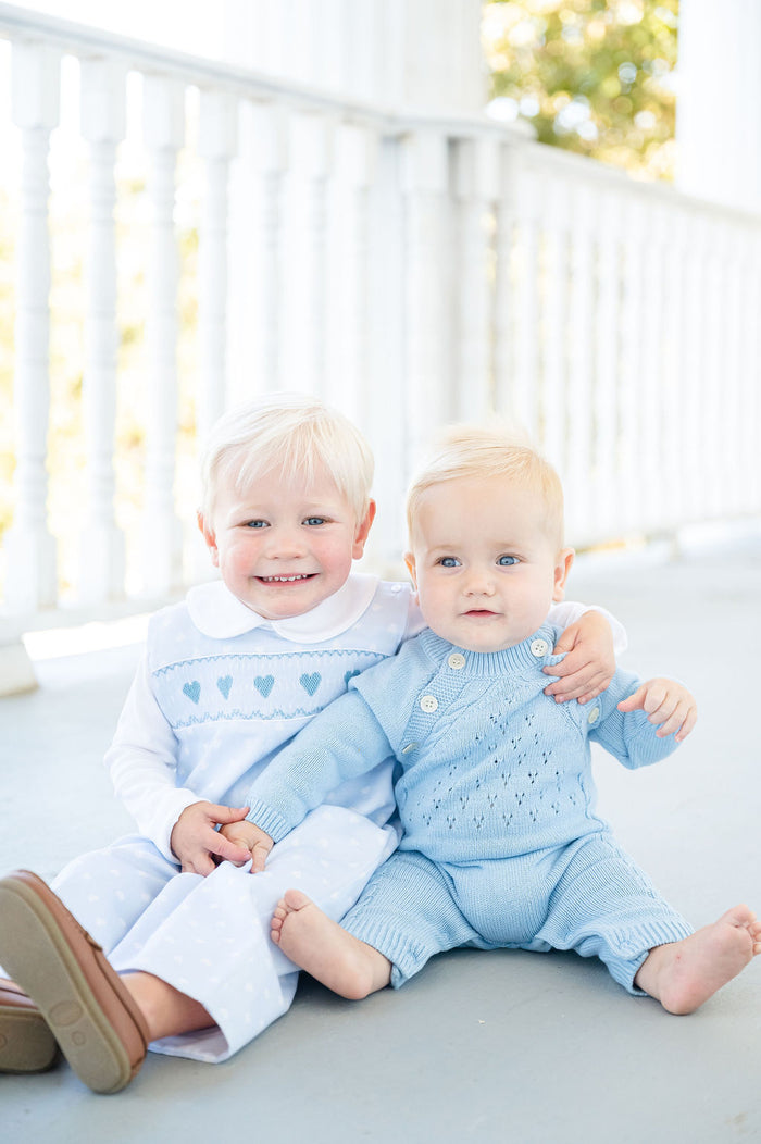 Blue Coming Home Cashmere Blend Outfit