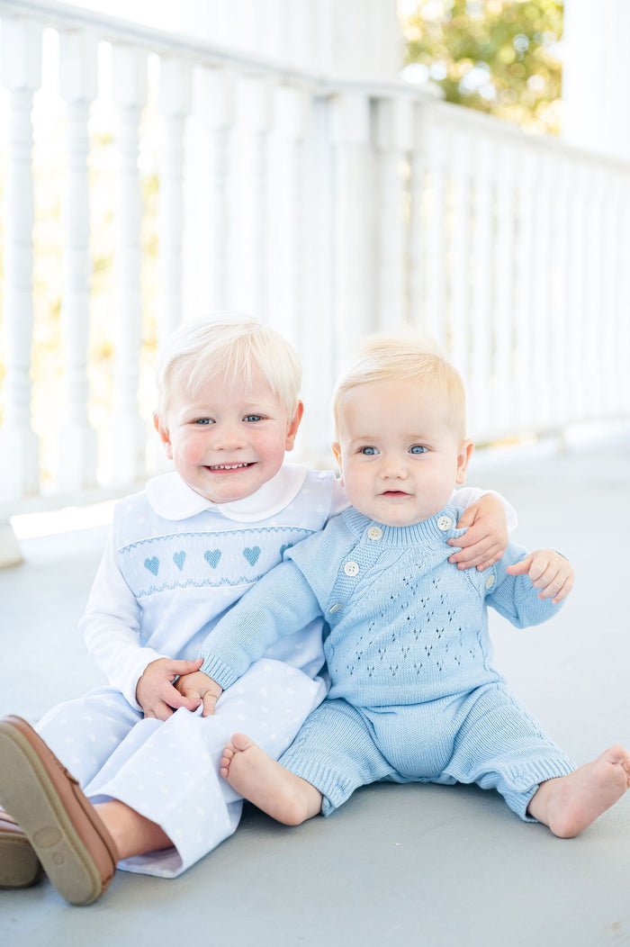 Blue Coming Home Cashmere Blend Outfit