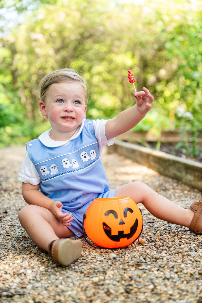 Blue Ghosts Smocked Benjamin Jonjon