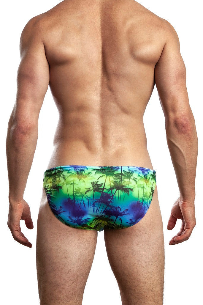 Perfect for the beach or pool! Relax and enjoy the water in our Hawaiian inspired men's swimsuit. The Blue Hawaiian Swim Brief boasts a sporty fit with an Aussie style loose fitting pouch.