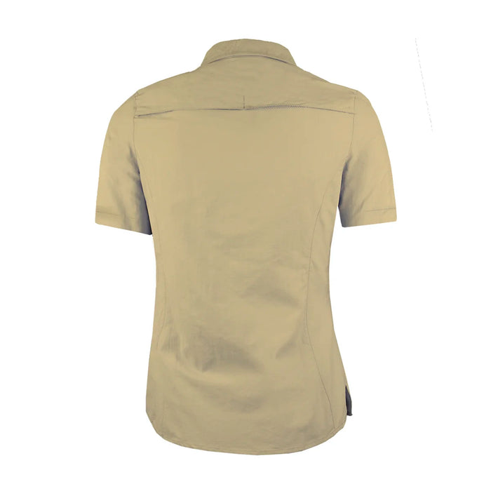 Blusa Trekking Ripstop Manga Corta UPF50 Fénec Mujer