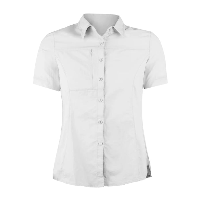 Blusa Trekking Ripstop Manga Corta UPF50 Fénec Mujer