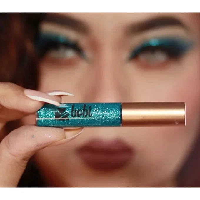 BOBI Glitter Eyeliner Blue | Diamond Sparkle Finish | Waterproof Long Wear