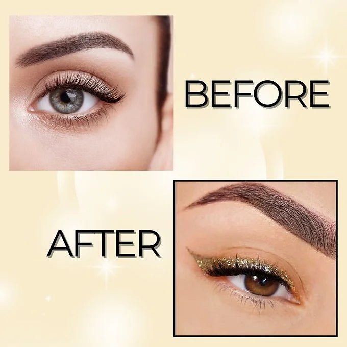 BOBI Glitter Eyeliner Gold | Diamond Sparkle Finish | Waterproof Long Wear