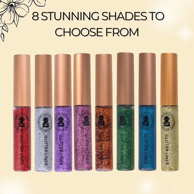 BOBI Glitter Eyeliner Gold | Diamond Sparkle Finish | Waterproof Long Wear