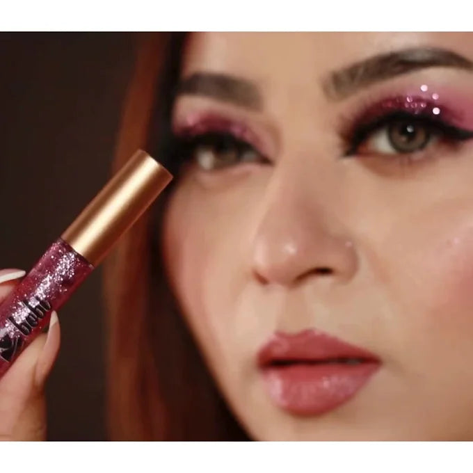 BOBI Glitter Eyeliner Pink | Diamond Sparkle Finish | Waterproof Long Wear
