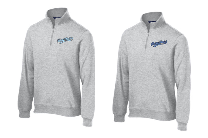 Bombers 1/4 Zip Sweatshirt- 3 Colors