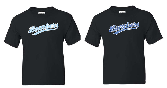 Bombers Basic Tee- Matte or Glitter- 4 Colors