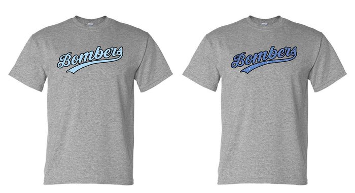 Bombers Basic Tee- Matte or Glitter- 4 Colors