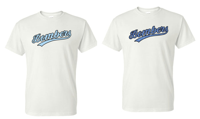 Bombers Basic Tee- Matte or Glitter- 4 Colors