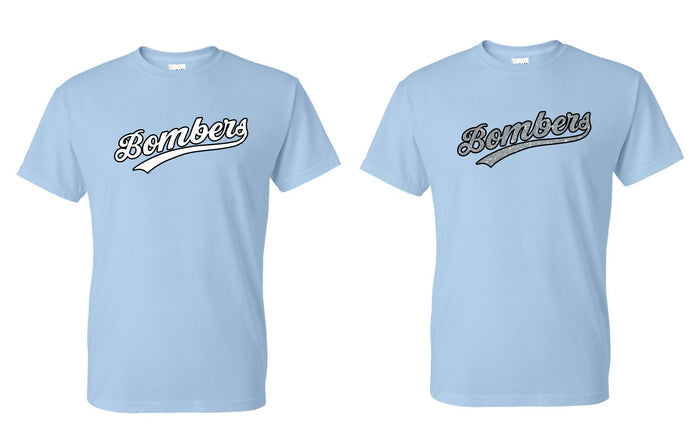 Bombers Basic Tee- Matte or Glitter- 4 Colors