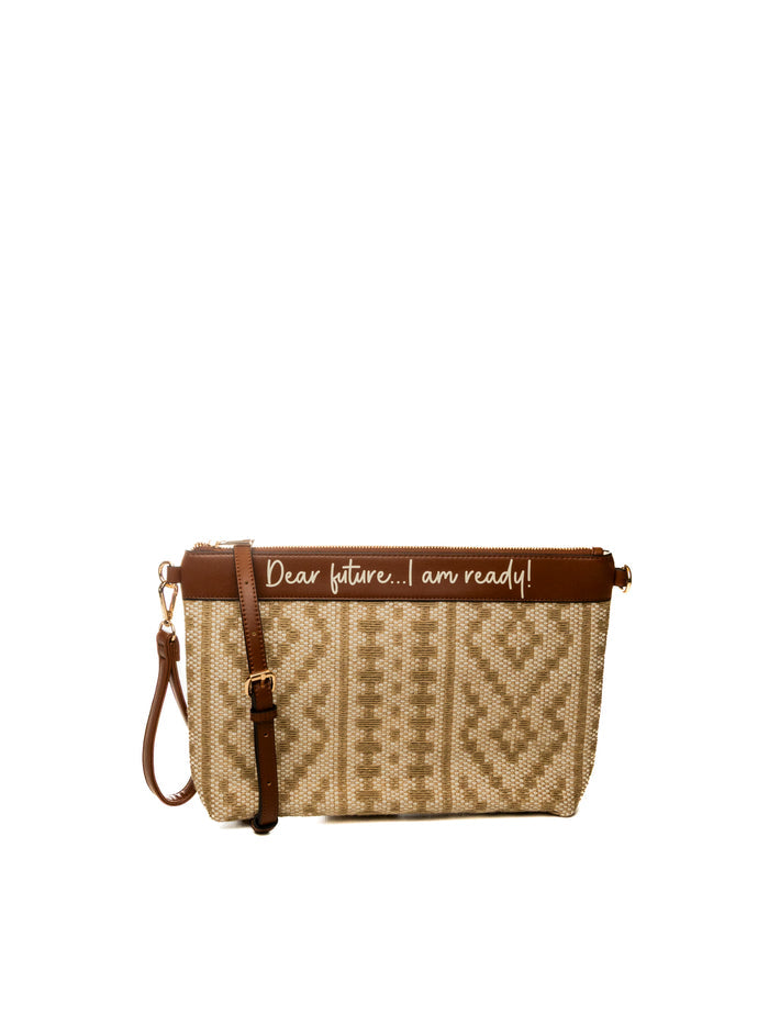 LE PANDORINE borsa a mano giulia naturale/marrone PS2620B29 GIULIA-C01
