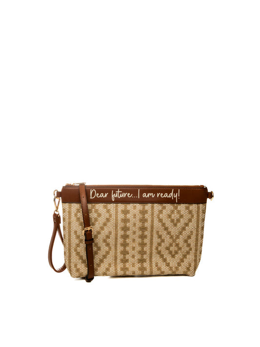 LE PANDORINE borsa a mano giulia naturale/marrone PS2620B29 GIULIA-C01