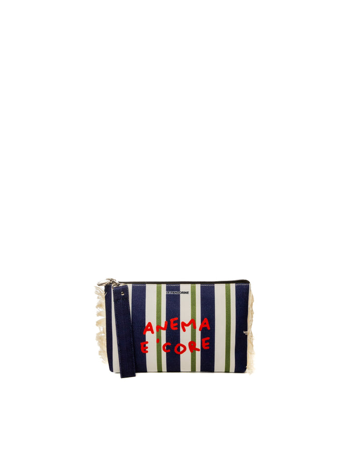 LE PANDORINE borsa a mano marina blu PS2635B81 MARINA-C30