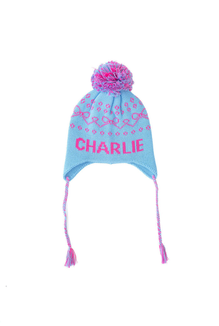 Bows Custom Knit Toboggan Hat