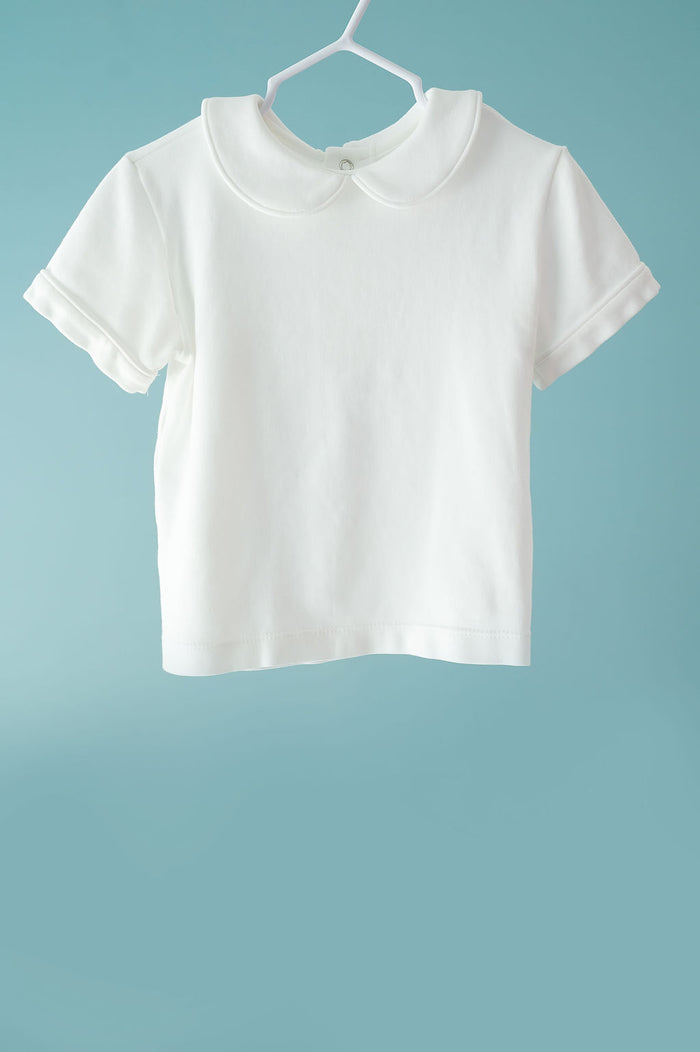 Boy Peter Pan Collar Shirt & Onesie