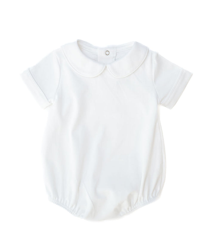 Boy Peter Pan Collar Shirt & Onesie