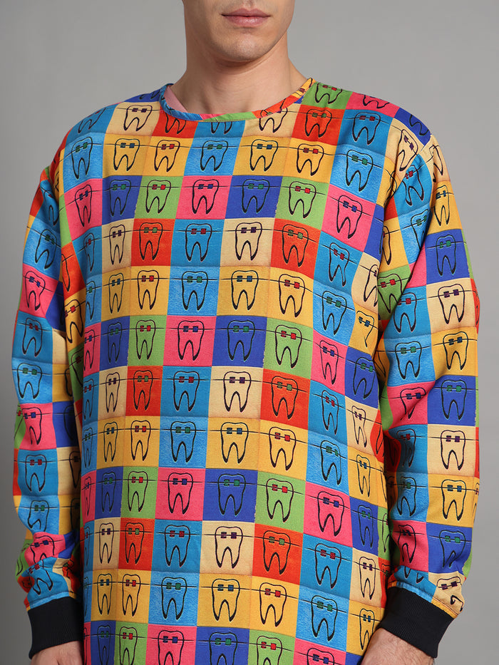 Braces Pop Surgical Gown (Unisex) 024