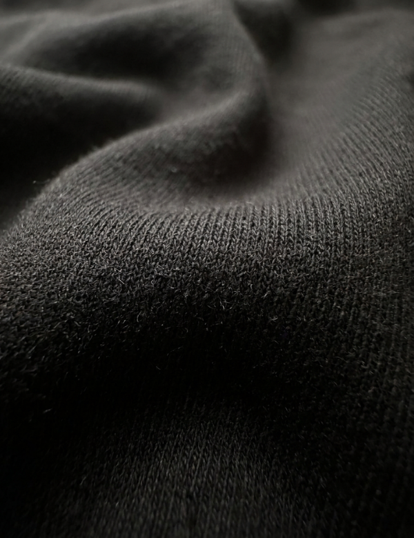 Brad Long Sleeve Henley - Black