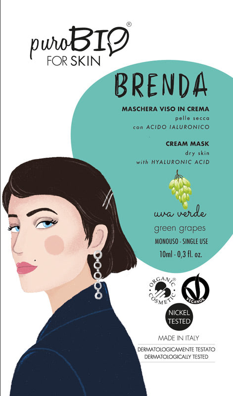 BRENDA FACE MASK in CREAM - for DRY SKIN