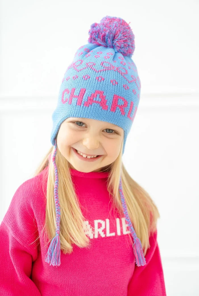Pink personalized sweater with name