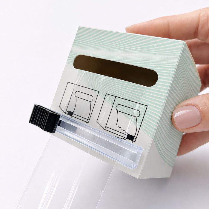 Brow Lamination Cling Wrap being Dispensed