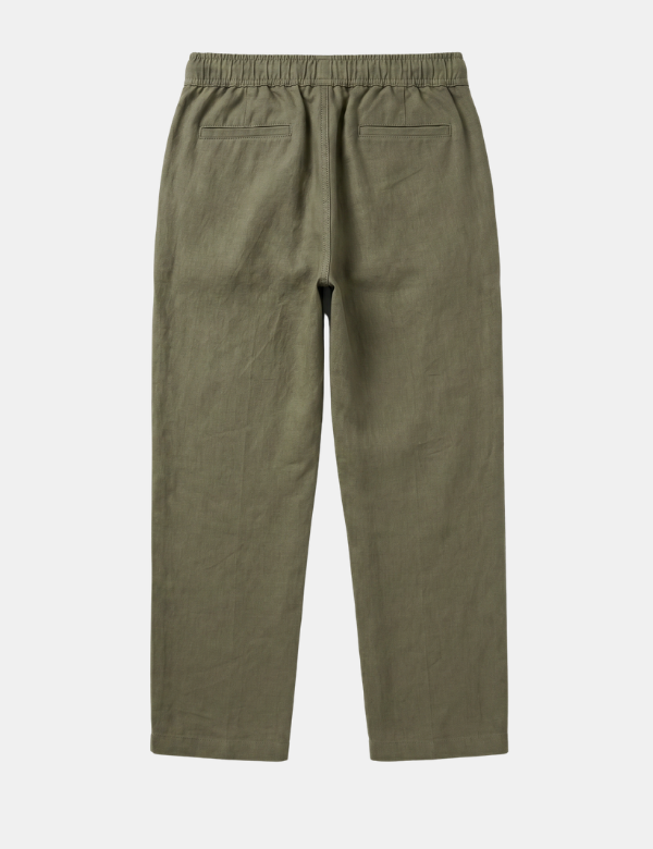 Burbank Linen Pant - Fatigue Linen