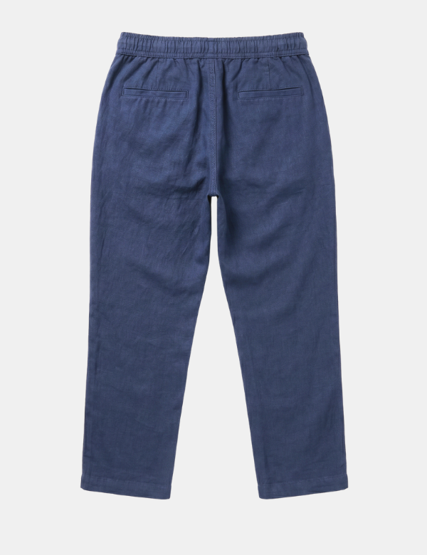 Burbank Linen Pant - Navy