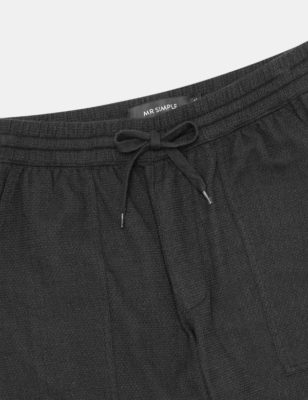 Burbank Pant - Black Waffle