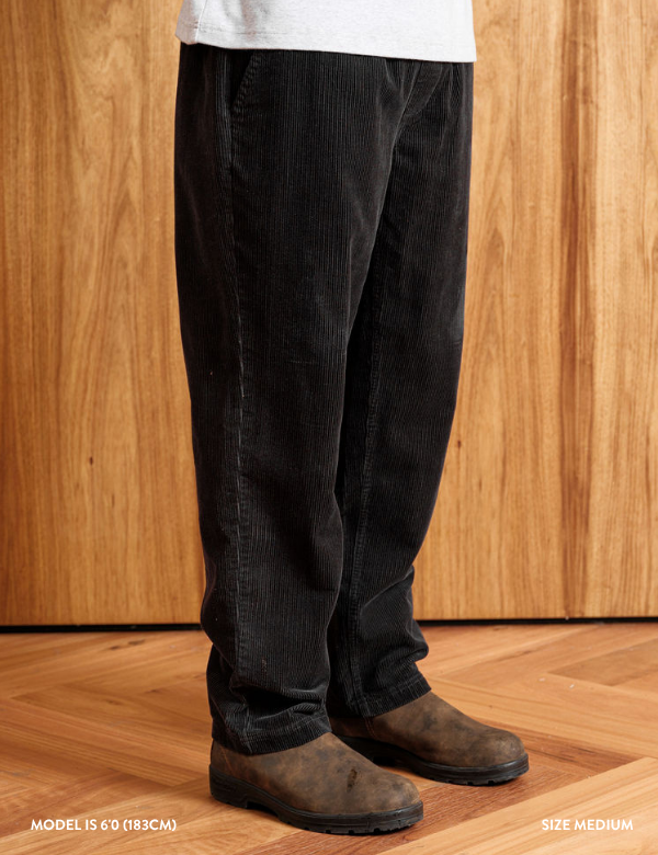 Burbank Pant - Charcoal Cord