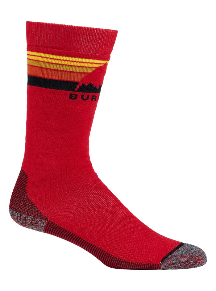 Product image of Kids' Burton Emblem Midweight Socks[Variant:Flame Scarlet]