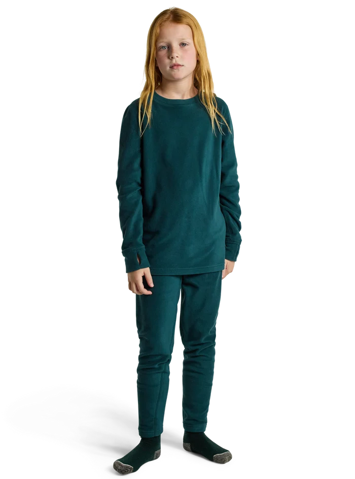 Product image of Kids' Burton Fleece Base Layer Set[Variant:Deep Emerald]