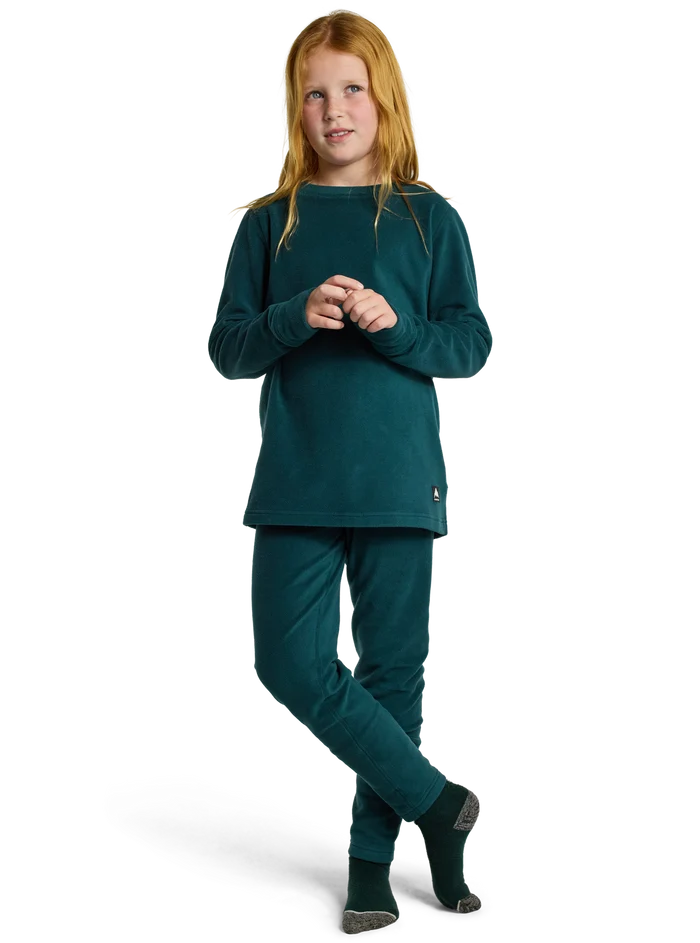 Product image of Kids' Burton Fleece Base Layer Set[Variant:Deep Emerald]