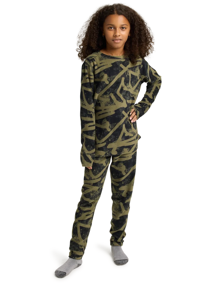 Product image of Kids' Burton Fleece Base Layer Set[Variant:Forest City Streets]
