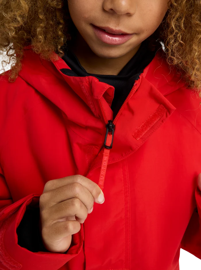 Product image of Kids' Burton Frostner 2L Anorak Jacket[Variant:Flame Scarlet / Silver Sconce]