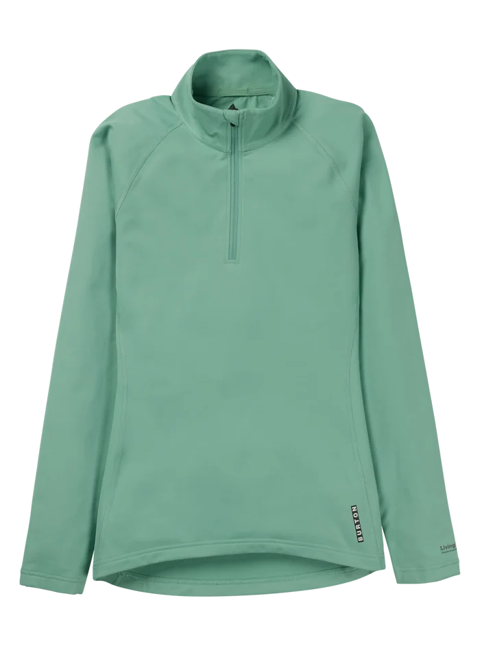 Product image of Women's Burton Heavyweight X Base Layer Quarter-Zip Shirt[Variant: Soft Sage]