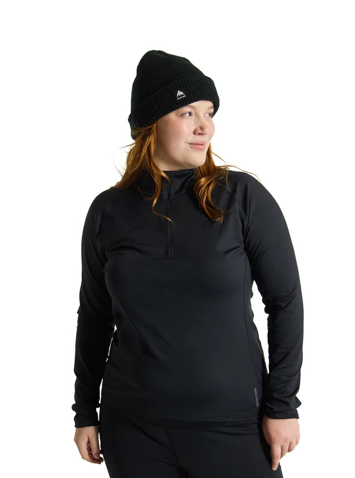 Product image of Women's Burton Heavyweight X Base Layer Quarter-Zip Shirt[Variant:True Black]