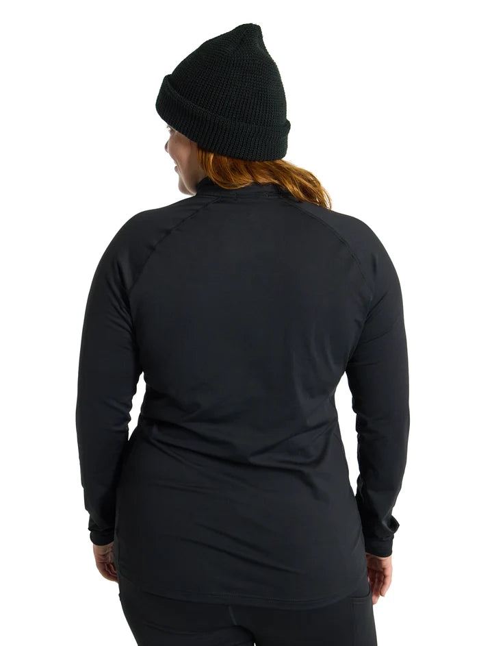 Product image of Women's Burton Heavyweight X Base Layer Quarter-Zip Shirt[Variant: True Black]