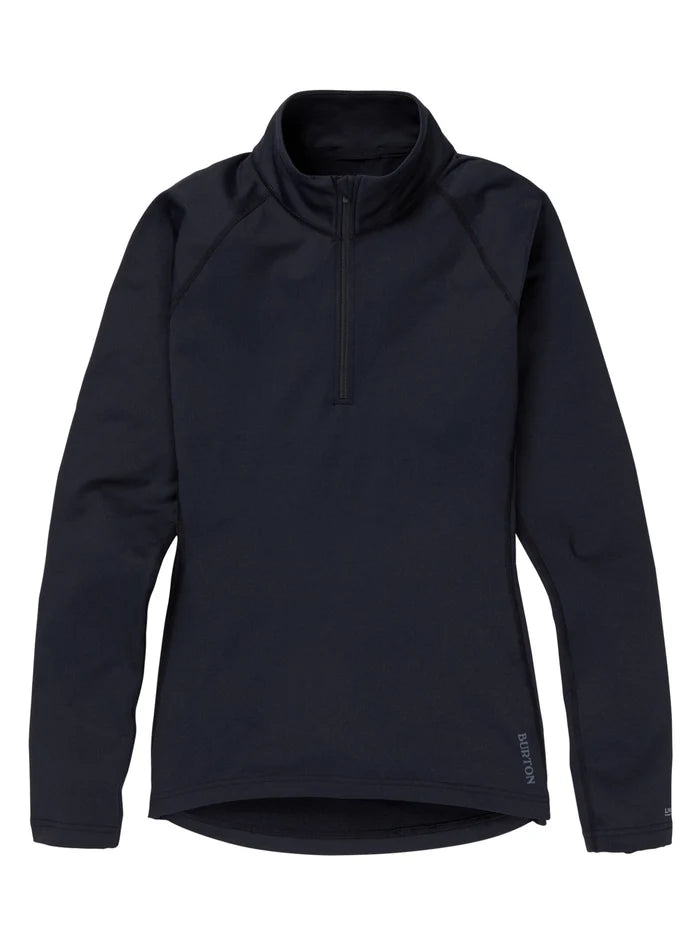 Product image of Women's Burton Heavyweight X Base Layer Quarter-Zip Shirt[Variant: True Black]