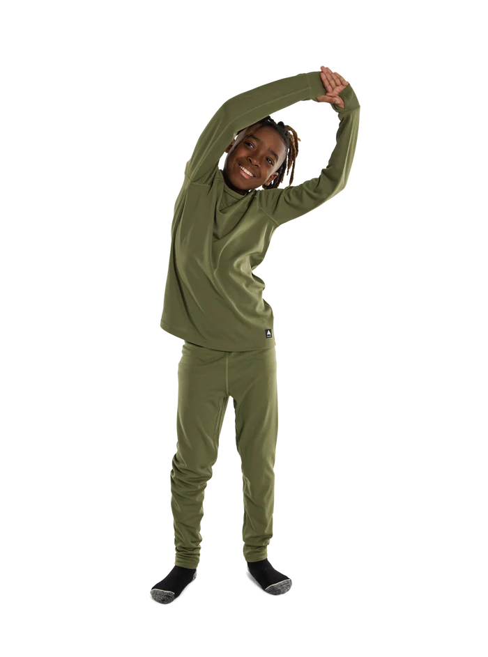 Product image of Kids' Burton Lightweight Base Layer Set[Variant:Forest Moss]