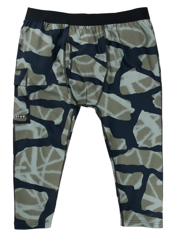 Product image of Men's Burton Midweight X Base Layer Three-Quarter Boot Pants[Variant:Graffiti Camo]