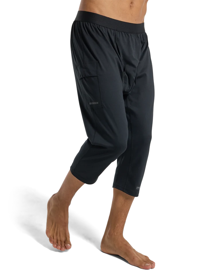 Product image of Men's Burton Midweight X Base Layer Three-Quarter Boot Pants[Variant:True Black]