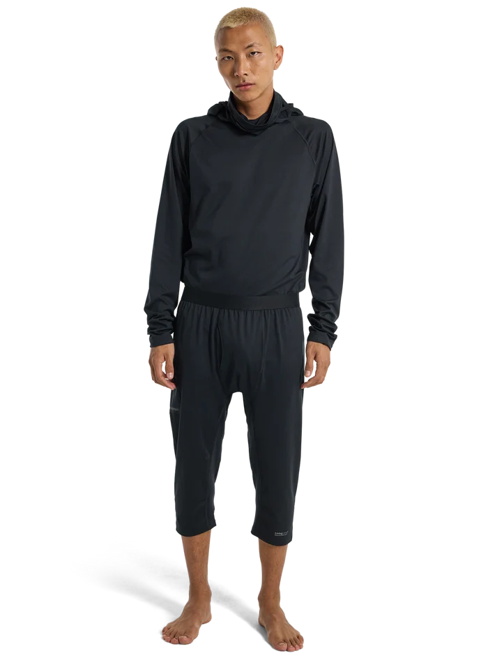 Product image of Men's Burton Midweight X Base Layer Three-Quarter Boot Pants[Variant:True Black]